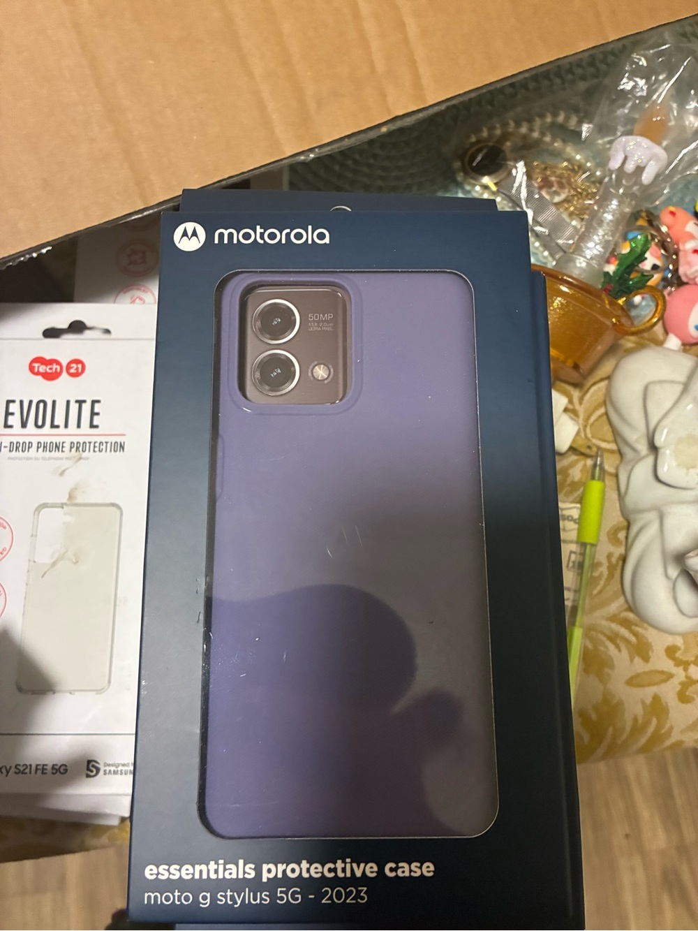 Motorola Purple Essentials Protective Case for moto g stylus 5G